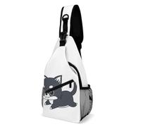 Cmagnifico Borsa a tracolla, graziosa borsa a tracolla con cane chihuahua, borsa a tracolla per viaggi, shopping, sport, Stile:, 38x20cm
