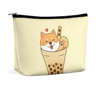 Cmagnifico Borsa per cosmetici, borsa per trucchi Antelope Canyon, borsa da toilette portatile con cerniera per uso quotidiano e viaggio, Simpatico Shiba Inu., Taglia unica