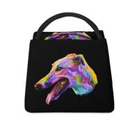 Cmagnifico Borsa termica, borsa termica per il pranzo con cane levriero, borsa termica per il pranzo, per lavoro, campeggio, viaggi