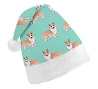 Cmagnifico Cappello di Natale, simpatico Corgi Pet e cappello da tè al latte per varie feste di festa