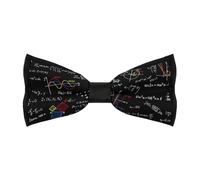 Cmagnifico Papillon da uomo pre-annodato, papillon lineare matematica educazione, papillon regolabile per feste, Come mostrato, Taglia unica