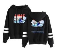 CMAT Euro-Country Tour - Felpa girocollo in poliestere - Retro Tour Art Fan Merch Concert Support, Nero , 4XL