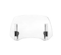 CMBMHGETEE Deflettore Cupolino Moto Estensione Parabrezza Moto Trasparente/fumé Parabrezza Rialzato per Ducati Parabrezza Moto Spoiler(B)