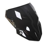 CMBMHGETEE Deflettore Cupolino Moto per Z500 per Z 500 per SE 2024 2025 Parabrezza per Moto Parabrezza A Doppia Bolla Accessori per Moto Parabrezza Moto Spoiler(Black)