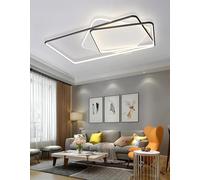 CMBSSTBB Lumo a soffitto a LED Moderna Lampada da Soggiorno Minimalista con Telecomando Lampada a soffitto Rettangolare a Filo a Filo per la Camera da Pranzo per la Camera da Letto Studio Soggiorno