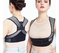 CMC-PROGEAR Correttore posturale da donna, invisibile e leggero, per alleviare il dolore al collo, alle spalle e alla parte superiore della schiena, migliora la postura, corregge il gobbo (S)