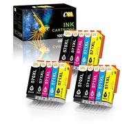 CMCMCM Sostituto per Canon PGI-570XL CLI-571XL Cartucce d’Inchiostro Compatibili con le Cartucce d’Inchiostro Canon Pixma MG6850 TS6050 MG5750 TS5050 TS5051 MG6851 MG5751 MG5753 TS5053 MG5700