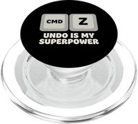 Cmd Z Undo è il mio creatore di illustratori digitali superpotenza PopSockets PopGrip per MagSafe