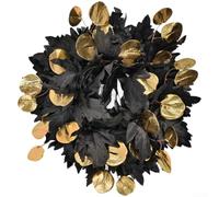 cmDFGJKey Ghirlande di Halloween, Halloween Party Wreath for Front Door Window Wall Decoration(D)