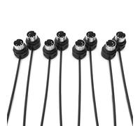 CME Cavo MIDI 4 pezzi - 3FT / 90 cm, 5 pin DIN, basso profilo - Connettore Ultra-Thin, angolo a 45 gradi, per ambienti compatti, ideale per interfaccia MIDI, pedaliera, tastiera