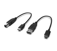 CME Pack da 2 Cavi USB-B OTG per WIDI Uhost - USB-B a USB-C e USB-A a USB-C