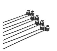 CME Pack da 4 Cavi MIDI DIN 5 Poli - 60 cm, Profilo Ribassato, Connettori Ultra Sottili Angolati a 45°, Ideale per Pedalboard e Tastiere