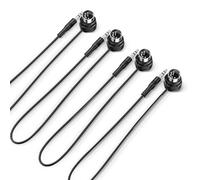CME Pack da 4 Cavi MIDI TRS Tipo A a DIN 5 Poli - 30 cm, Connettore TRS Dritto da 3,5 mm e DIN Angolato, Ideale per Pedalboard e Cablaggi Compatti