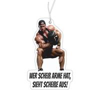 CME.Promo 2 x Markus Rühl, Chi ha Le Braccia, Guarda Fuori, Divertente Dispenser di Profumo per Auto, Deodorante per Auto, Deodorante per Auto, Set di Alberi profumati per Auto