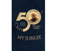CMFI MY JUBILEE: Carnet de 200 Pages Petit Format, Couverture Rigide, Edition Jubilé 2025, Imprimé Petits Carreaux 5x5 mm. Format 13.97 cm x 21.59 cm (5.5x8.5po). Personnalisé.