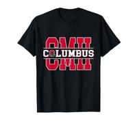 CMH Columbus Ohio Bold Athletic Tipografia Buckeye Icona Maglietta