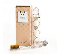 CMHX Set di spazzolini da denti da viaggio pieghevole, testa compatta, mini spazzolino da denti con custodia per spazzolino da denti, setole morbide, per adulti (manico in pelle, albicocca, 1 set)