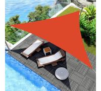 CMHYBS 12x12x12ft White Sun Shade A Vela Triangolo Triangolare, Sfumature di Vele Impermeabili, Copertura del Sole Pesante Blocco 95% UV, Ombrelloni da Patio per C(Size:3x3x3m,Color:Arancione)