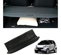 CMHZJ Retrattile Auto Bagagli Protezione Coperchio per Smart Fortwo 2009-2014, Nero Portabagagli Posteriore Tronco Privacy Cappelliera, Auto Accessori Interni