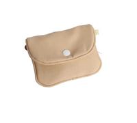 Cmis Kbei 2 PZ Portamonete Portatile Nuovo Solido Mini Portafoglio Contanti Leggero Cotone Sacchetto Delle Cuffie Delle Donne Portachiavi Porta Carta Da Viaggio, B-beige., Taglia unica