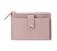Cmis Kbei Carino Moda PU Cuoio Mini Coin Purse Donne Tinta unita Porta Carta di Credito Borse Piccolo Raccoglitore Sacchetto di Soldi Borsa Titolare della Carta, Viola, 2pcs