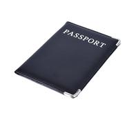 Cmis Kbei Custodia per passaporto in pelle PU per uomo e donna, da viaggio, con porta carte di credito, custodia protettiva a portafoglio, Come nella foto, Taglia unica