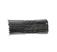 Cmis Kbei Forcine per capelli a forma di U, 5/7 cm, 20 pezzi, forcine in metallo, strumenti per modellare le donne (nero, 7 cm)