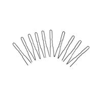 Cmis Kbei Forcine per capelli a forma di U, 5/7 cm, 20 pezzi, forcine per capelli in metallo, strumenti per modellare le donne (nero, 6 cm)