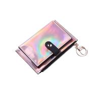 Cmis Kbei Laser Olografico Del Raccoglitore Delle Donne Piccola Borsa Femminile Pochette Donna Portafogli Borse Portfel Zip Tasca Telefono Carteras, rosa, Taglia unica