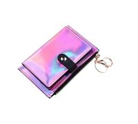 Cmis Kbei Laser Olografico Del Raccoglitore Delle Donne Piccola Borsa Femminile Pochette Donna Portafogli Borse Portfel Zip Tasca Telefono Carteras, Prupla, Taglia unica