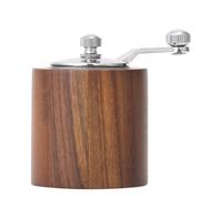 Cmis Kbei Macinino manuale per sale e pepe in legno, regolabile, per spezie, caffè, condimento, 5,8 x 7,8 cm, 5,8 x 10,8 cm, per sale marino e aroma naturale (S)