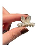 Cmis Kbei Mini fermaglio per capelli con perle e strass, stile retrò, per donne e ragazze (2993)