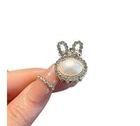 Cmis Kbei Mini fermaglio per capelli con perle e strass, stile retrò, per donne e ragazze (3049)