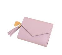 Cmis Kbei Moda Donne Portafogli Semplice Cerniera Borse Nero Bianco Grigio Rosso Sezione Lunga Frizione Portafoglio Morbido PU Leather Money Bag, Viola2., Taglia unica