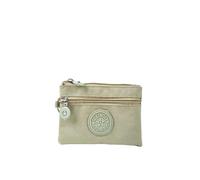 Cmis Kbei Piccole borse portamonete in tela solida per bambini con porta carte di credito borsa da uomo donna portafoglio borsa per studenti autobus ID porta carte di credito borse, Verde scuro, 1