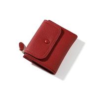 Cmis Kbei Piccolo Cuoio Dell'unità di elaborazione Delle Donne Del Raccoglitore Mini Signora Della Moneta Tasca Femminile Della Ragazza Della, Rosso, Taglia unica