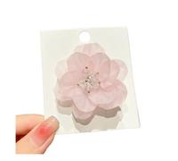 Cmis Kbei Set da 5 pezzi da donna multicolore con fiori di ciliegio camelia bella clip laterale con frangia forcina per uso quotidiano (una rosa camelia)