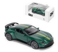 CMJ Aston Martin V12 Vantage Modellino auto in scala 1:43 - Racing Green | Pezzo da collezione realizzato con precisione in metallo pressofuso | Prodotto con licenza ufficiale