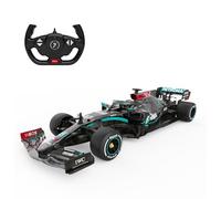 CMJ RC Cars Auto telecomandata Mercedes F1 AMG F1 W11 EQ (scala 1:12) 2.4GHz, Auto modello giocattolo con licenza ufficiale, piloti - Lewis Hamilton + George Russell Drive To Surive