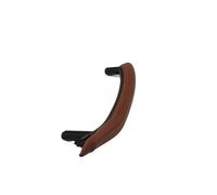 CMJAHU Adatto for BMW X5 X6 F15 F16 2014-2018 Maniglia di trazione for portiera passeggero sinistra destra con rivestimento esterno in pelle di ricambio.(Brown Left)