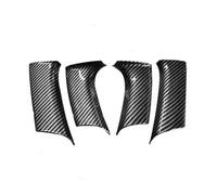 CMJAHU Adatto for Buick Regal 2009-2016 for Opel Insignia MK1 ABS Carbon Texture Pannello di controllo interruttore alzacristalli auto Copertura maniglia porta(Door Handle Cover)