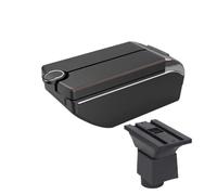 CMJAHU Adatto for Chery Cielo A3 M11 Scatola bracciolo for auto Modifica interni Console centrale Scatola portaoggetti extra large con accessori for auto USB(B2 Black line 7 usb)