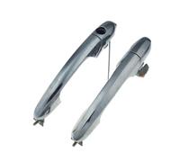 CMJAHU Adatto for Fiat 500 500C 595 695 2007-2023, for Alfa Romeo 147 2000-2010 Maniglia esterna for porta con guida a sinistra o a destra cromata.(LHD Left Right Pair)