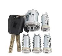 CMJAHU Adatto for Fiat Ducato Doblo Cargo for Punto Panda SIP22 Serratura for bagagliaio con lama, serratura di accensione con 2 chiavi OEM Auto, set completo di cilindro di serratura della porta