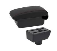 CMJAHU Adatto for Geely MK for la nuova Geely MK GC6 Bracciolo centrale for auto Nuovo King Kong Retrofit con accessori USB(A red line No USB)