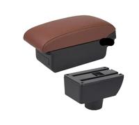 CMJAHU Adatto for Geely MK for la nuova Geely MK GC6 Bracciolo centrale for auto Nuovo King Kong Retrofit con accessori USB(A brown No USB)