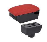 CMJAHU Adatto for Geely MK for la nuova Geely MK GC6 Bracciolo centrale for auto Nuovo King Kong Retrofit con accessori USB(C red 7USB)