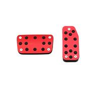 CMJAHU Adatto for H0nda Vezel HRV HR-V 2016-2019 Fit Jazz 2011-2019 City 2015-2019 Parti 2 pezzi/set AT Copripedali for auto Pedali automatici(Red)