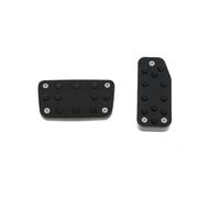 CMJAHU Adatto for H0nda Vezel HRV HR-V 2016-2019 Fit Jazz 2011-2019 City 2015-2019 Parti 2 pezzi/set AT Copripedali for auto Pedali automatici(Black)