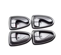 CMJAHU Adatto for Hyundai Accent 2000-2006 82620-22001 82620-22001 ISANCE Maniglia interna porta anteriore posteriore sinistra destra conducente passeggero(Silver,Left Right Pair)